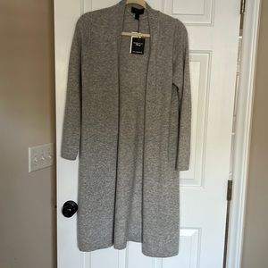 NWT Charter Club cashmere long cardigan S